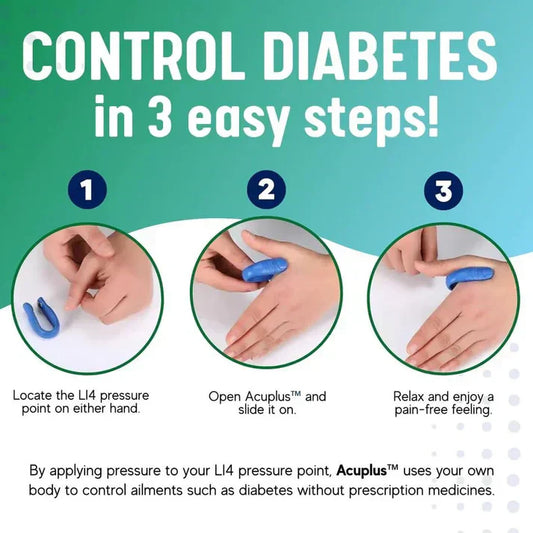 Acuplus+ Sugar Control Acupressure Point Clip - Buy 1 Get 4 FREE🔥